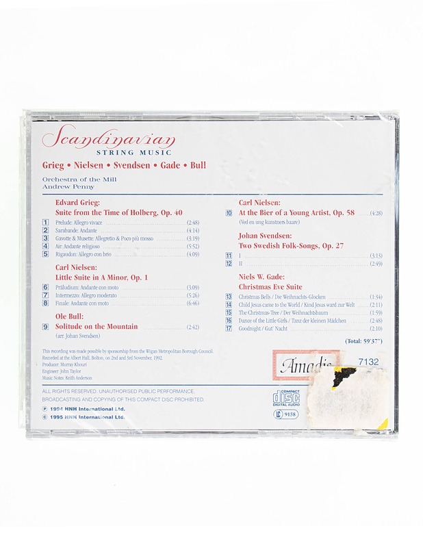 Orchestra of the Mill Andrew Penny - Scandinavian String Music - CD - CD-levyt - 10105597176 - 1