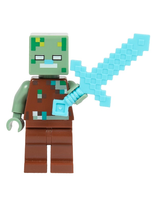 LEGO Minecraft Drowned Zombie minifiguuri - Lasten figuurit - 10105597185 - 0