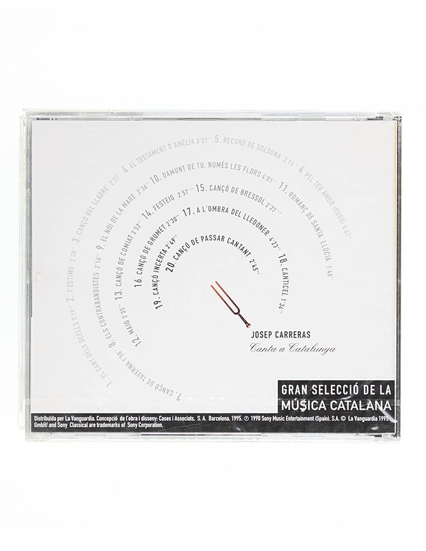 Josep Carreras - Canta a Catalunga - CD - CD-levyt - 10105597200 - 1