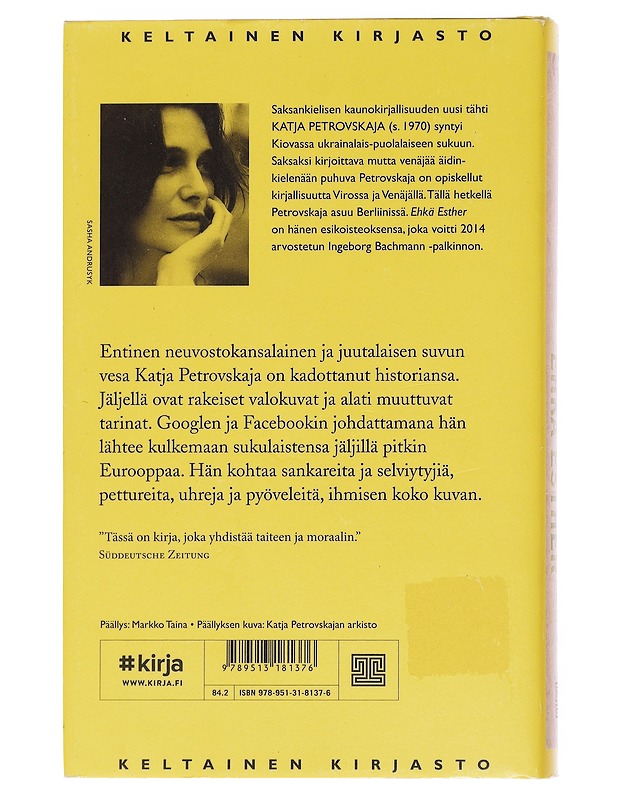 Ehkä Esther / kertomuksia - Petrovskaja, Katja - Romaanit ja novellit - 10105597221 - 1