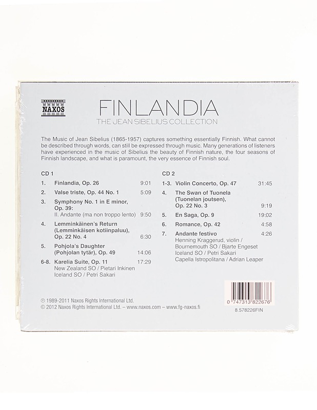 The Jean Sibelius Collection Finlandia - CD  - CD-levyt - 10105597225 - 1