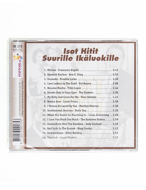Eri esittäjiä - Isot hitit suurille ikäluokille - CD  - CD-levyt - 10105597256 - 1