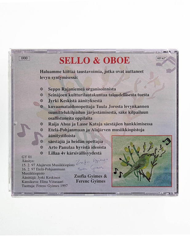 Sello & Oboe - CD - CD-levyt - 10105597265 - 1