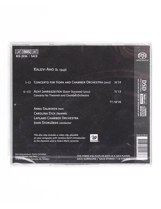 Kalevi Aho - Theremin Concerto Horn Concerto - CD   - CD-levyt - 10105597287 - 1