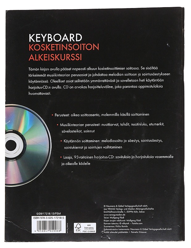 Keyboard : kosketinsoiton alkeiskurssi - Flödl, Wolfgang - Musiikki- ja elokuvakirjat - 10105597299 - 1
