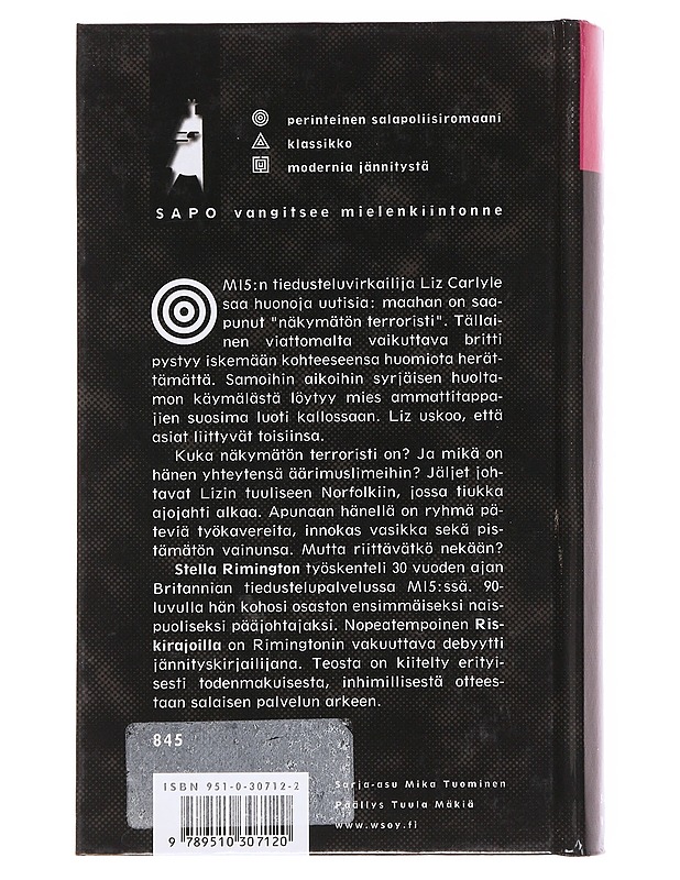 Riskirajoilla - Rimington, Stella - Romaanit ja novellit - 10105597320 - 1