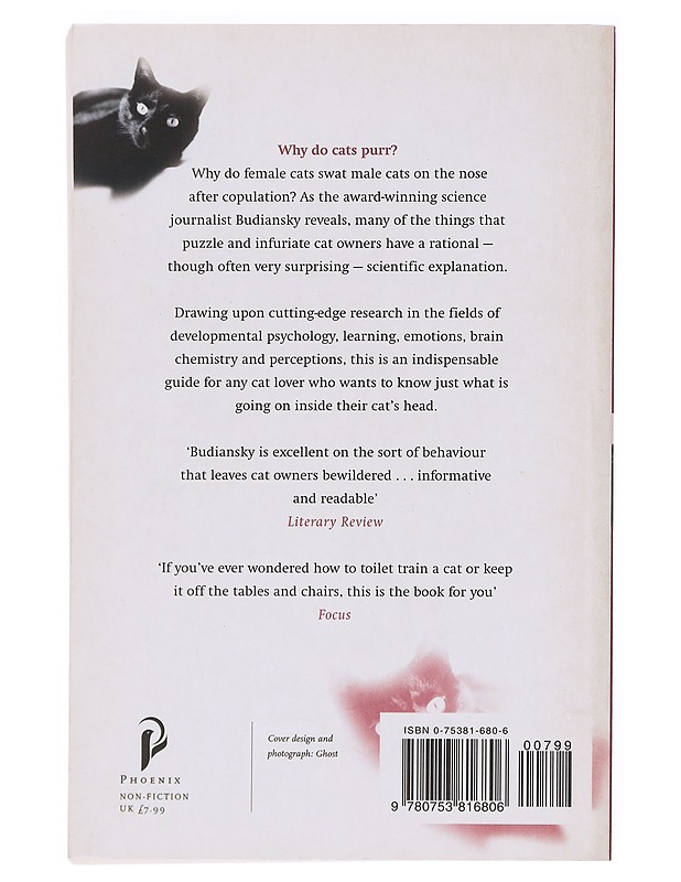 The Character of Cats - Stephen, Budiansky - Tietokirjat ja oppaat - 10105597335 - 1
