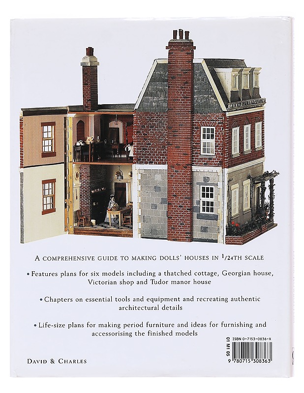 Miniature dolls' houses in 1/24th scale - Derek Rowbottom - Tietokirjat ja oppaat - 10105597351 - 1