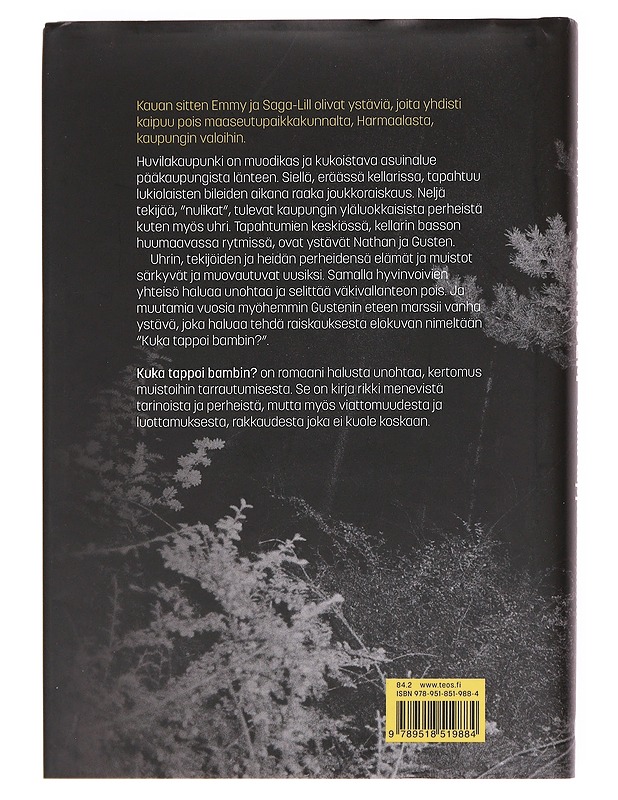Kuka tappoi bambin? : romaani - Fagerholm, Monika - Romaanit ja novellit - 10105597357 - 1