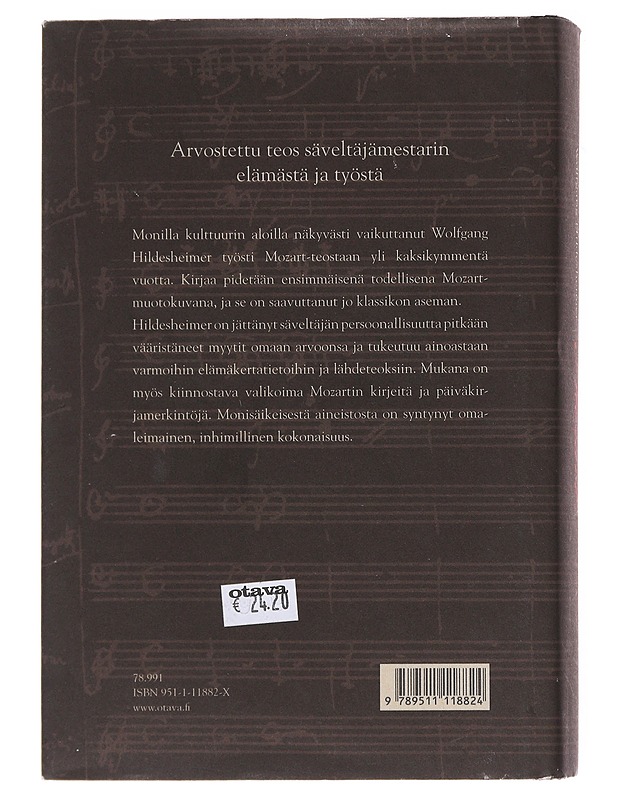 Mozart - Hildesheimer, Wolfgang, - Elämäkerrat ja muistelmat - 10105597383 - 1