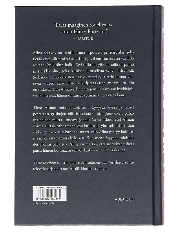 Varjo ja riipus - Bardugo, Leigh - Fantasia- ja scifi - 10105597400 - 1