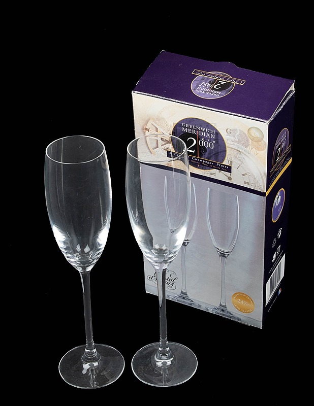 CRISTAL D'ARQUES Greenwich Meridian 2000 kuohuviinilasi, 2 kpl - Lasit - 10105597428 - 0