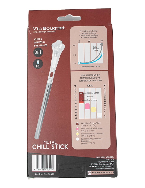 VIN BOUQUET Metal Chill Stick viininjäähdytystikku - Muut astiat - 10105597432 - 1