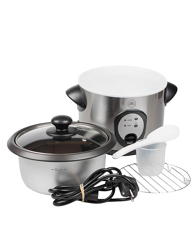OBH NORDICA Inox riisinkeitin - Pienkodinkoneet - 10105597435 - 1
