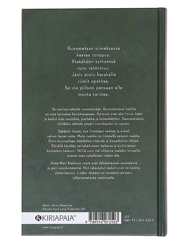 Runometsä / kauneimmat lastenrunot - Kaskinen, Anna-Mari - Lastenkirjat - 10105597468 - 1
