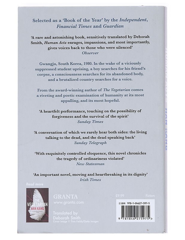 Human acts : a novel - Han, Kang - Romaanit ja novellit - 10105597496 - 1