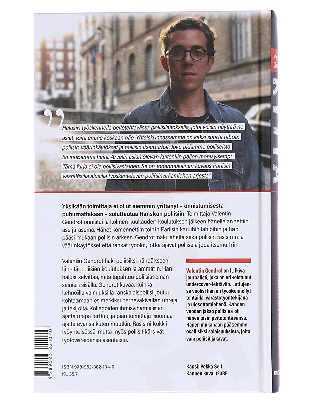 Kyttä / kuinka soluttauduin poliisiin - Gendrot, Valentin - Elämäkerrat ja muistelmat - 10105597499 - 1