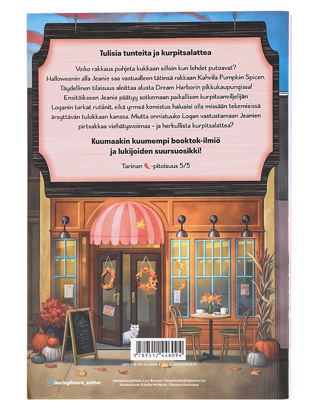 Kahvila Pumpkin Spice - Gilmore, Laurie - Romaanit ja novellit - 10105597508 - 1