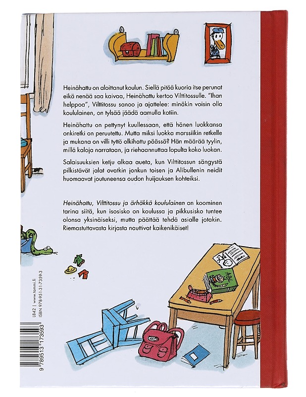Heinähattu, Vilttitossu ja ärhäkkä koululainen - Nopola, Sinikka - Lastenkirjat - 10105597528 - 1