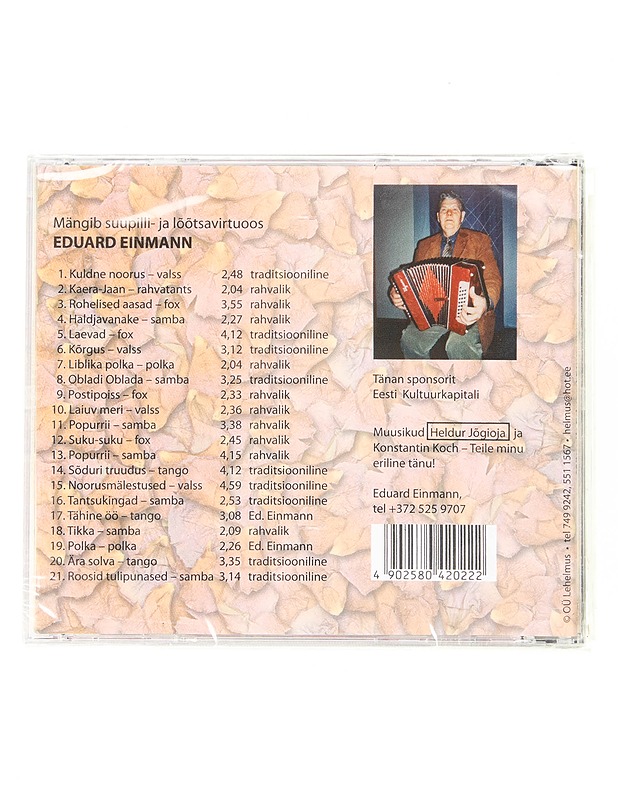 Suupilli ja löötsavirtuoos : Eduard Einmann - CD - CD-levyt - 10105597532 - 1