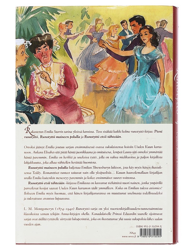 Runotyttö / Uuden Kuun Emilian tarina - L. M. Montgomery - Nuorten kirjat - 10105597541 - 1