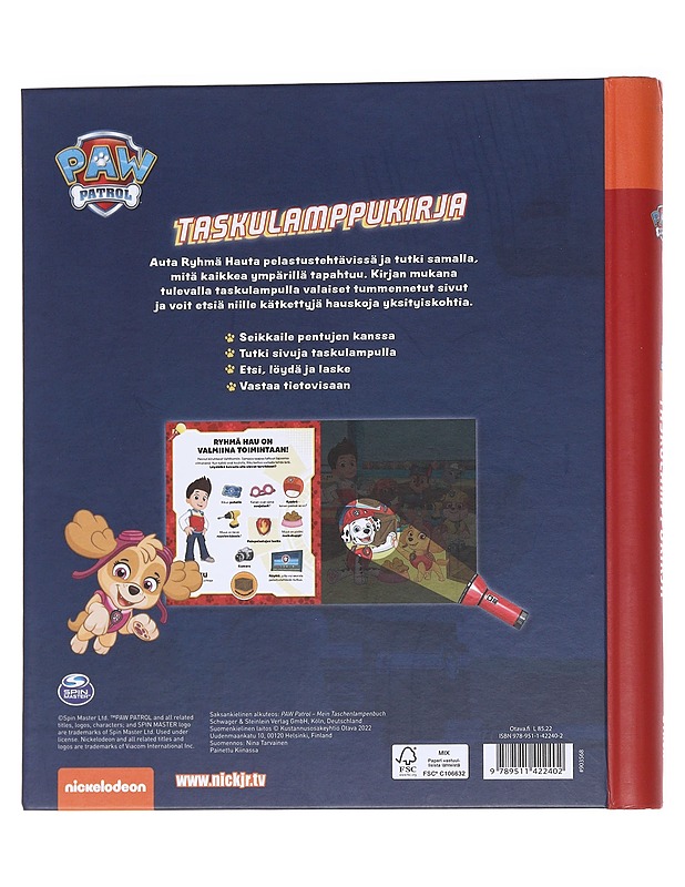 Taskulamppukirja - Tarvainen, Nina - Lastenkirjat - 10105597554 - 1