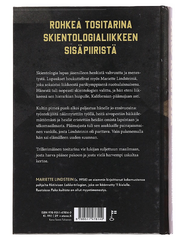 Pako kultista : 25 vuotta skientologialiikkeen ytimessä - Lindstein, Mariette - Elämäkerrat ja muistelmat - 10105597555 - 1