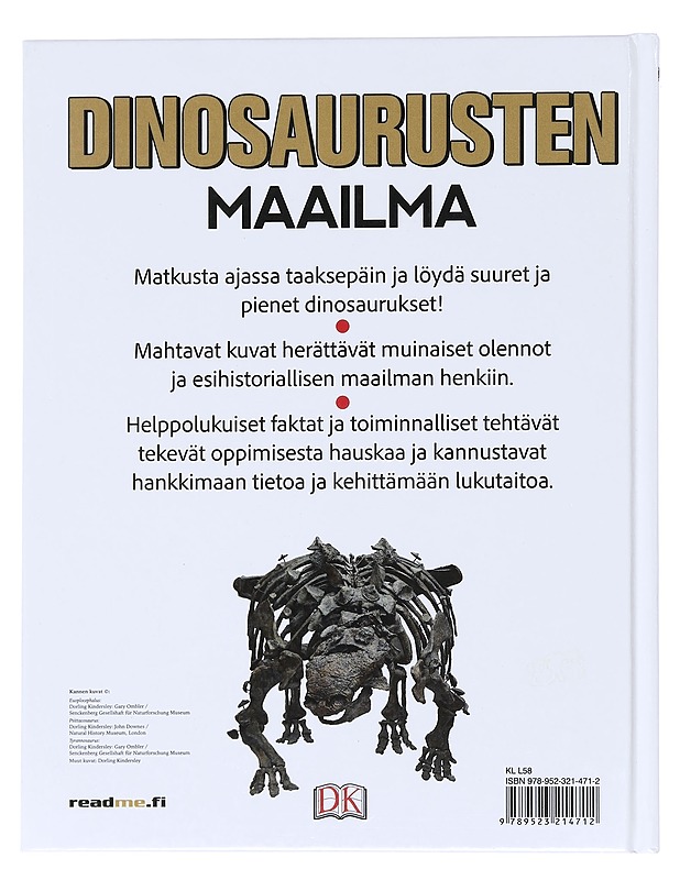 Dinosaurusten maailma - Bingham, Caroline - Kirja lahjaksi - 10105597566 - 1