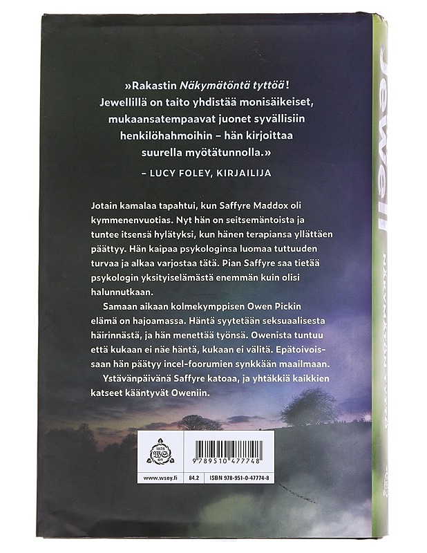 Näkymätön tyttö - Jewell, Lisa - Romaanit ja novellit - 10105597586 - 1