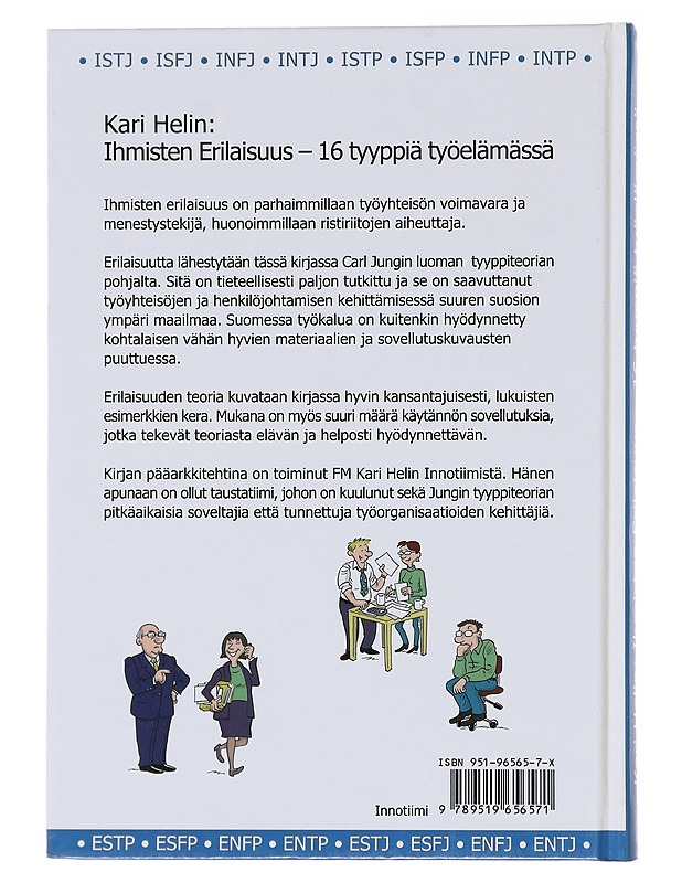 Ihmisten erilaisuus : 16 tyyppiä työelämässä - Kari Helin - Tietokirjat ja oppaat - 10105597602 - 1