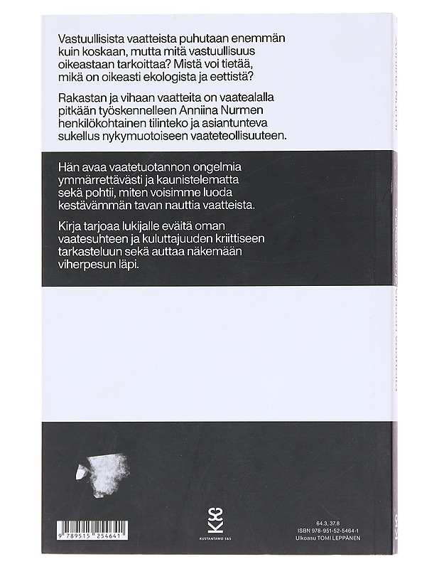 Rakastan ja vihaan vaatteita - Anniina Nurmi - Elämäkerrat ja muistelmat - 10105597632 - 1