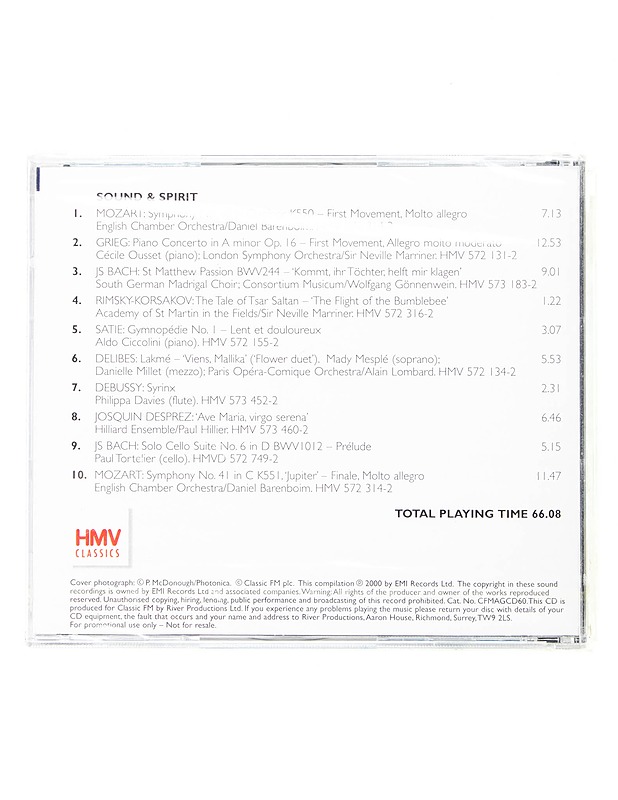 Sound & Spirit - CD - CD-levyt - 10105597623 - 1