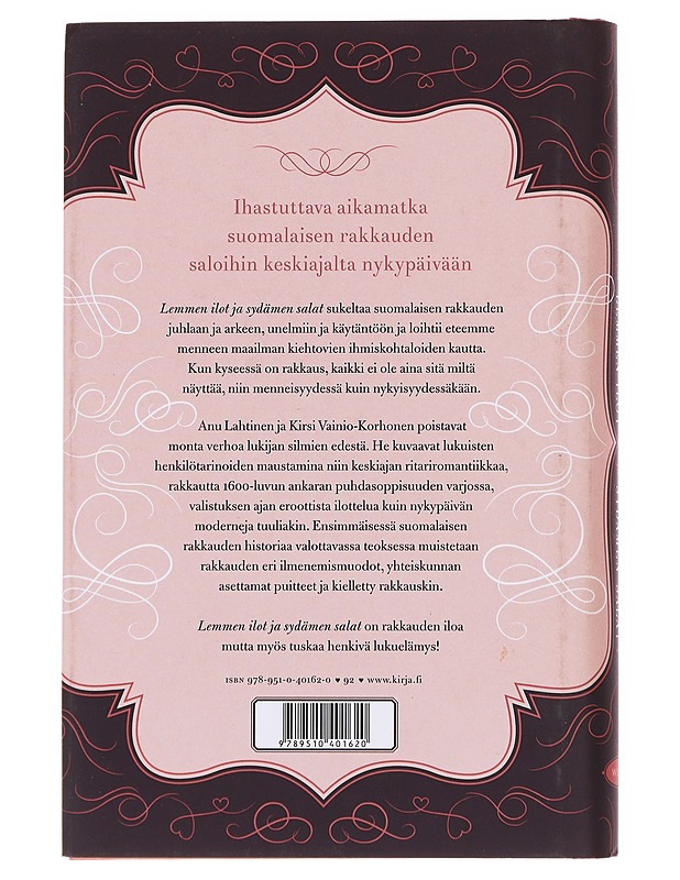 Lemmen ilot ja sydämen salat : suomalaisen rakkauden historiaa - Vainio-Korhonen, Kirsi - Historiakirjat - 10105597656 - 1