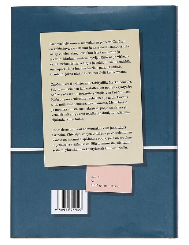 Jos se firma olis mun - Erola, Marko  - Historiakirjat - 10105597678 - 1