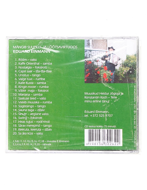 Sa ära kusi : Eduard Einmann - CD - CD-levyt - 10105597682 - 1