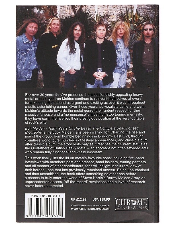 Iron Maiden / thirty years of the beast ; the unauthorised biography - Paul Stenning - Tietokirjat - 10105597695 - 1