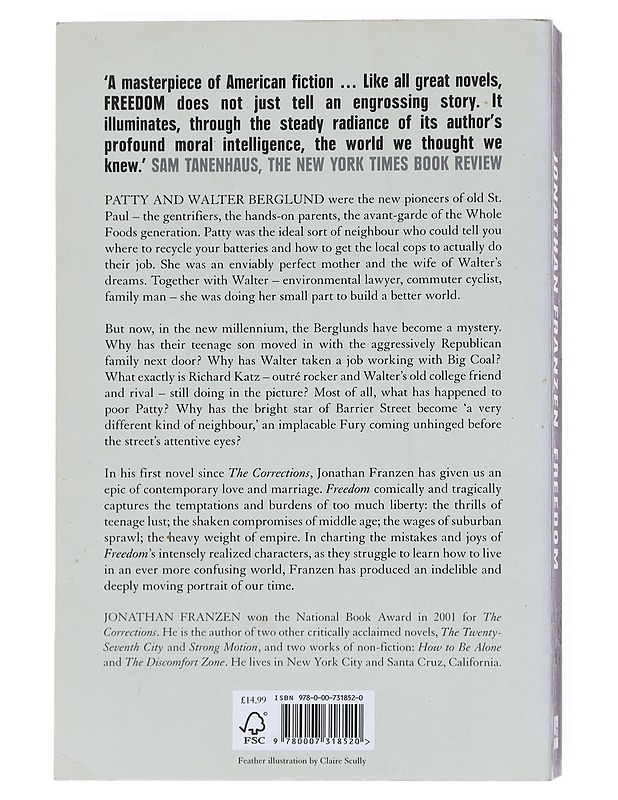 Freedom - Jonathan Franzen - Romaanit ja novellit - 10105597696 - 1