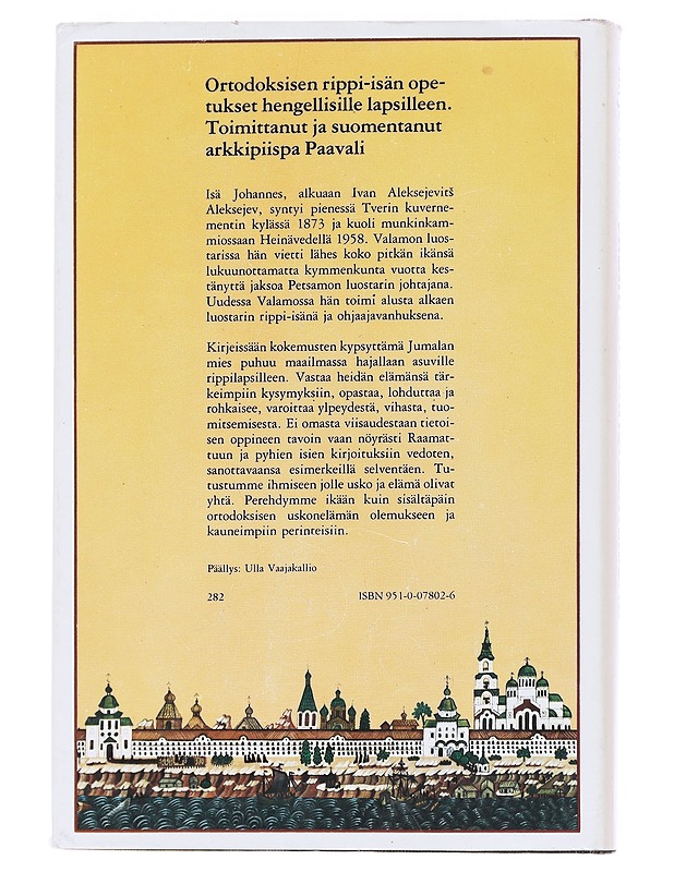 Valamon vanhuksen kirjeitä - Johannes, Valamolainen - Tietokirjat ja oppaat - 10105597706 - 1