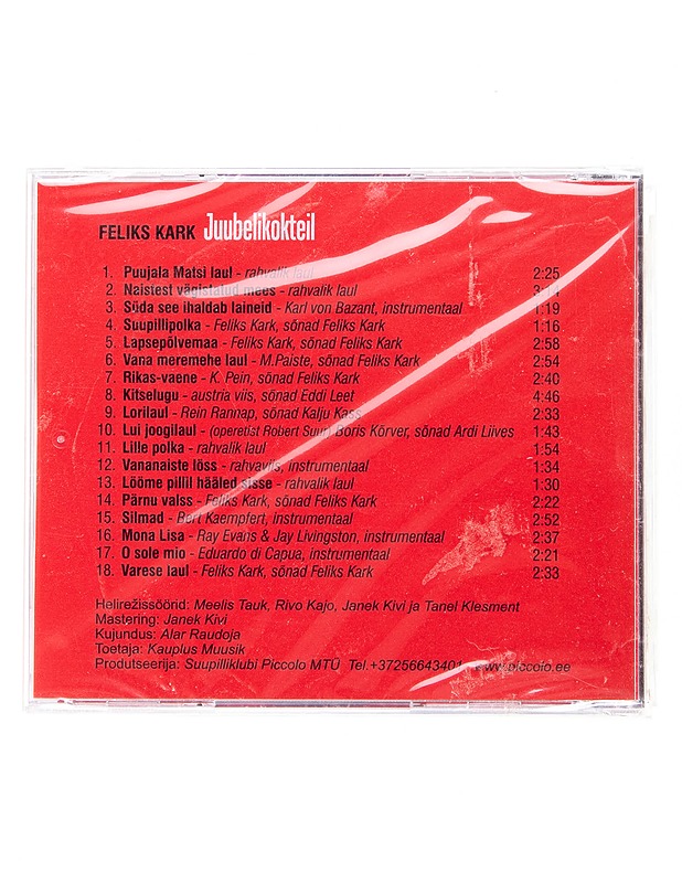 Juubelikokteil : feliks kark - CD - CD-levyt - 10105597711 - 1