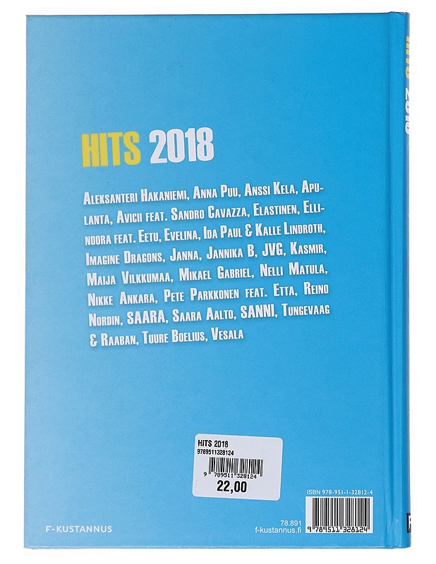 Hits 2018 - Soikkeli, Saara - Tietokirjat ja oppaat - 10105597734 - 1