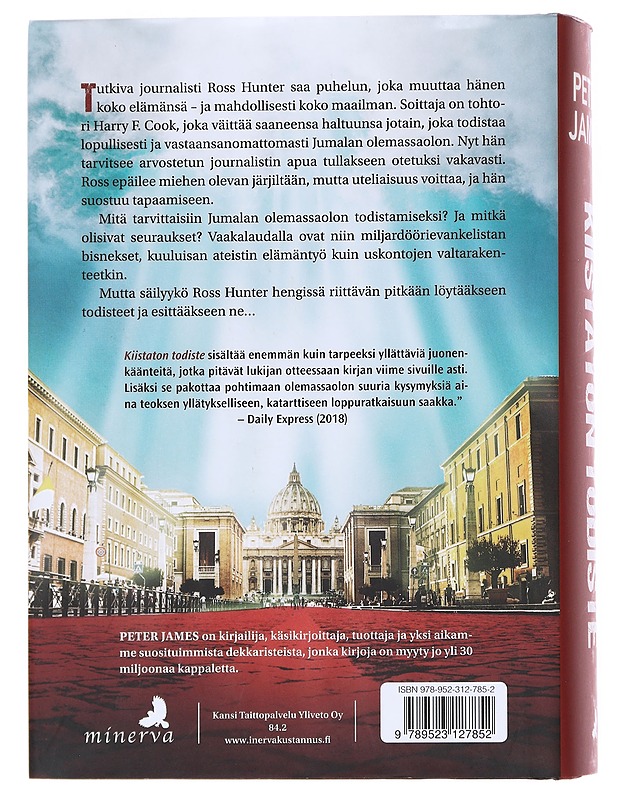 Kiistaton todiste - James, Peter - Romaanit ja novellit - 10105597741 - 1