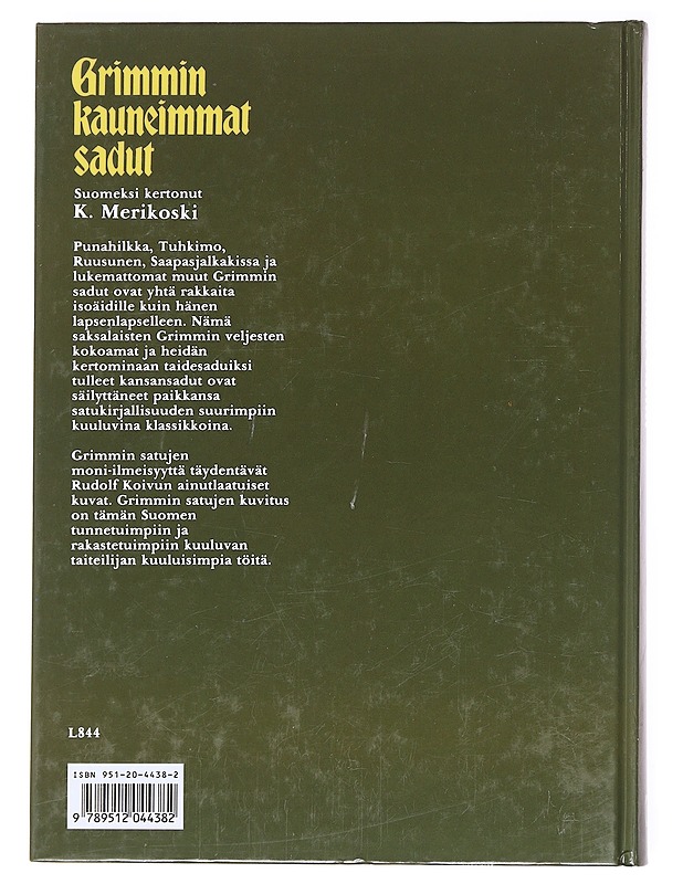 Grimmin kauneimmat sadut - Grimm, Jacob - Lastenkirjat - 10105597742 - 1