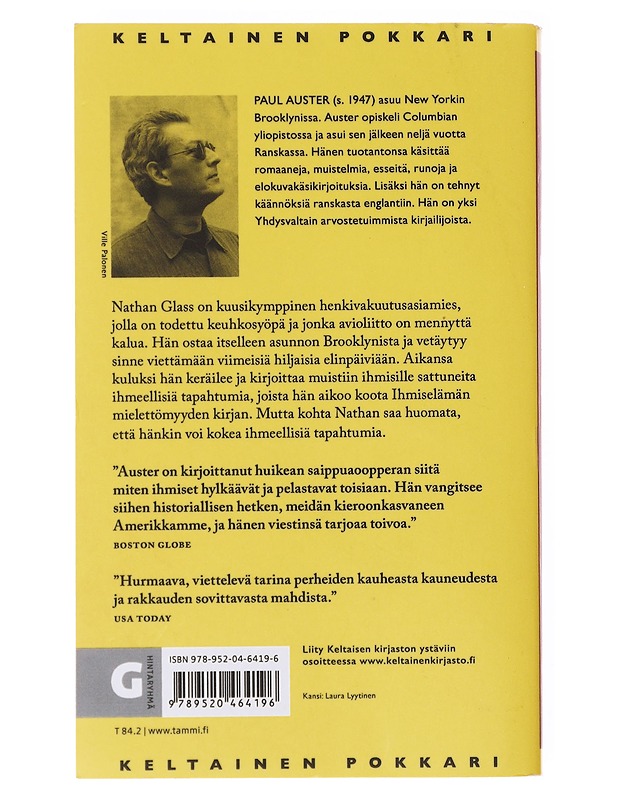 Sattumuksia Brooklynissa - Auster, Paul - Romaanit ja novellit - 10105597748 - 1