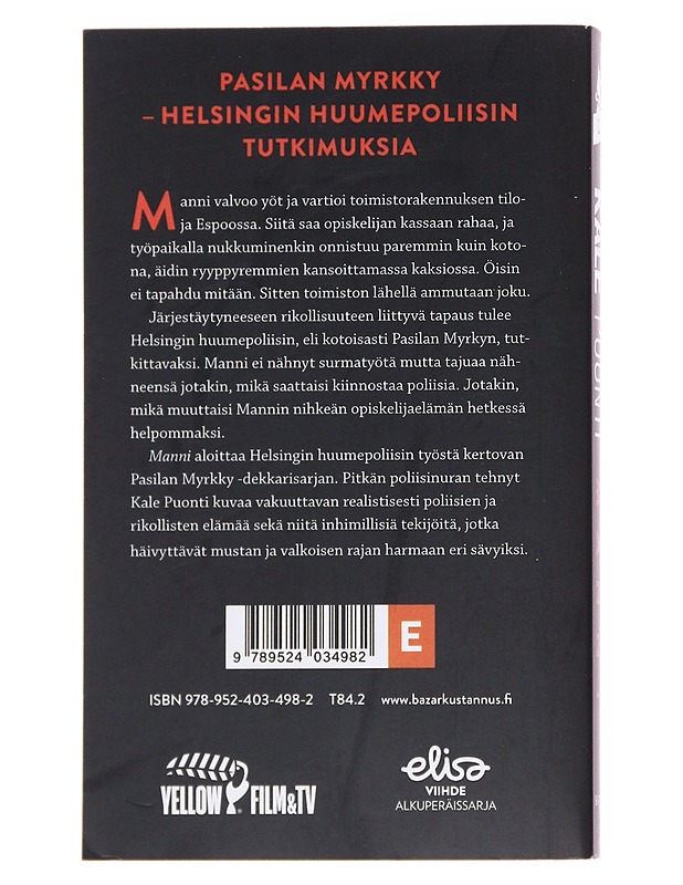 Manni - Kale Puonti - Romaanit ja novellit - 10105597750 - 1