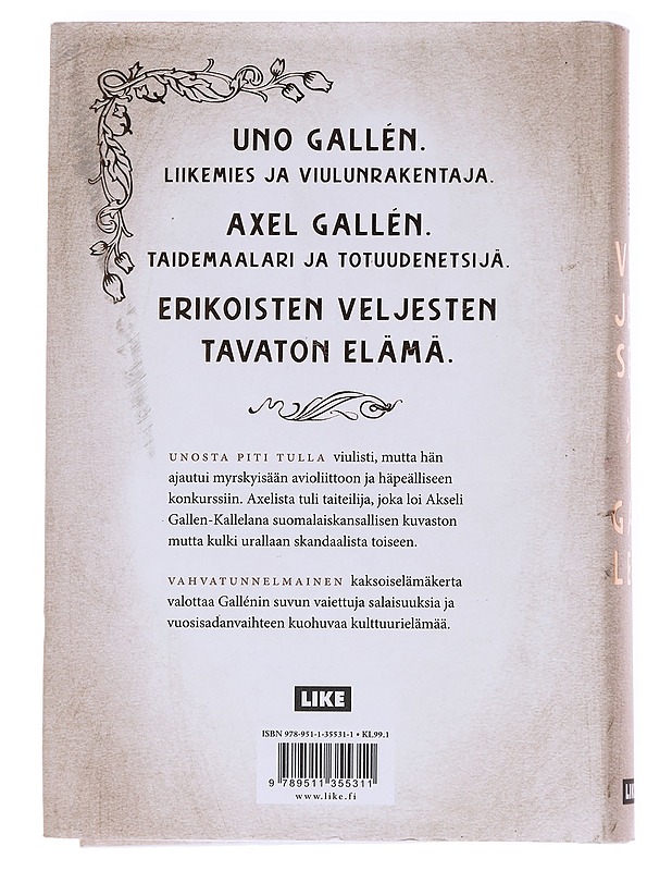 Veljekset Gallén - Viljami Puustinen - Elämäkerrat ja muistelmat - 10105597771 - 1