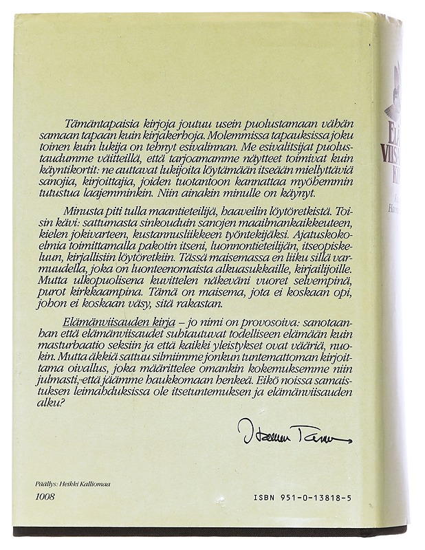 Elämänviisauden kirja - Tarmio, Hannu - Tietokirjat ja oppaat - 10105597780 - 1
