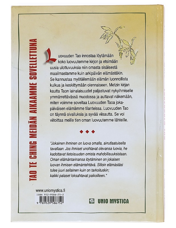 Luovuuden Tao - Metz, Pamela K. - Tietokirjat ja oppaat - 10105597790 - 1