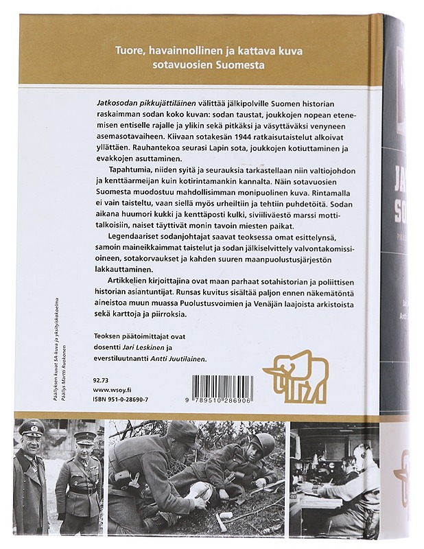 Jatko-Sodan Pikku Jättiläinen - Leskinen, Jari - Historiakirjat - 10105597798 - 1