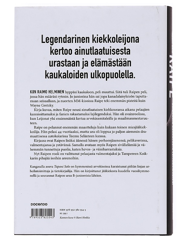 Raipe : koikkarin kaukalosta leijonaikoniksi - Tapani Salo - Elämäkerrat ja muistelmat - 10105597815 - 1
