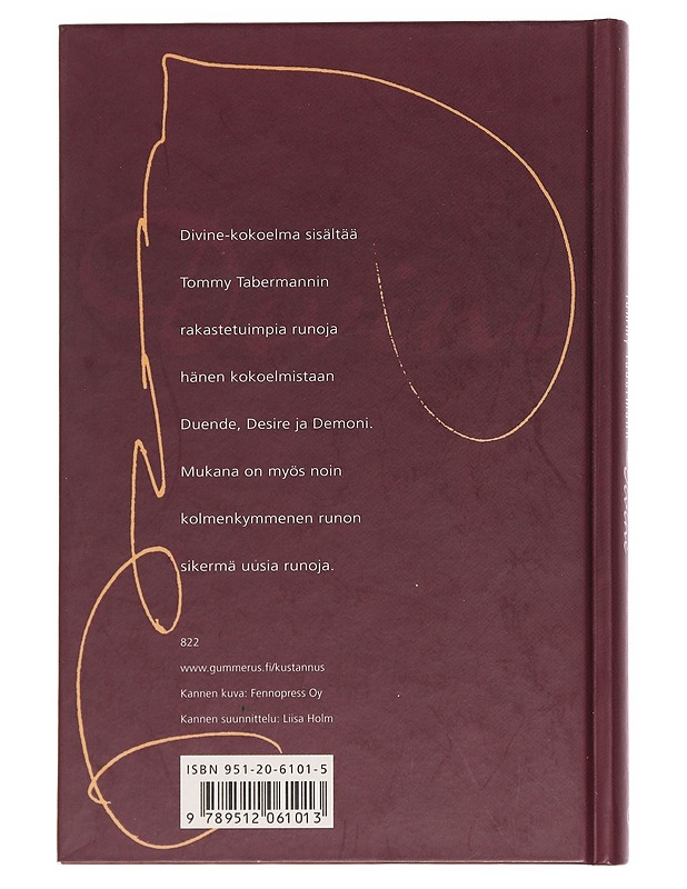 Divine - Tommy Tabermann - Kaunokirjallisuus - 10105597828 - 1